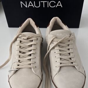 Nautica Men's Cream Sneakers